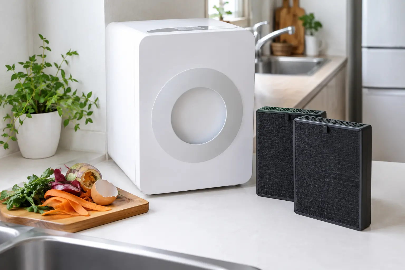 パリパリキューとルーフェンの口コミを比較する生ごみ処理機